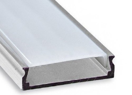 Профиль для светодиодной ленты накладной Feron 2406 (CAB263) 2000x24x6мм, 200см картинка 